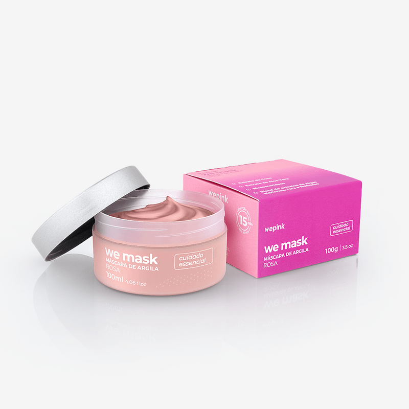 We Mask - Máscara de Argila
Rosa 100g - Imagem 2
