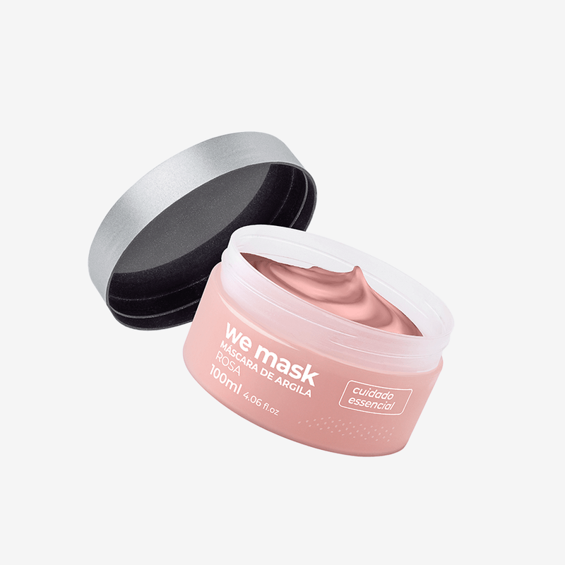 We Mask - Máscara de Argila
Rosa 100g
