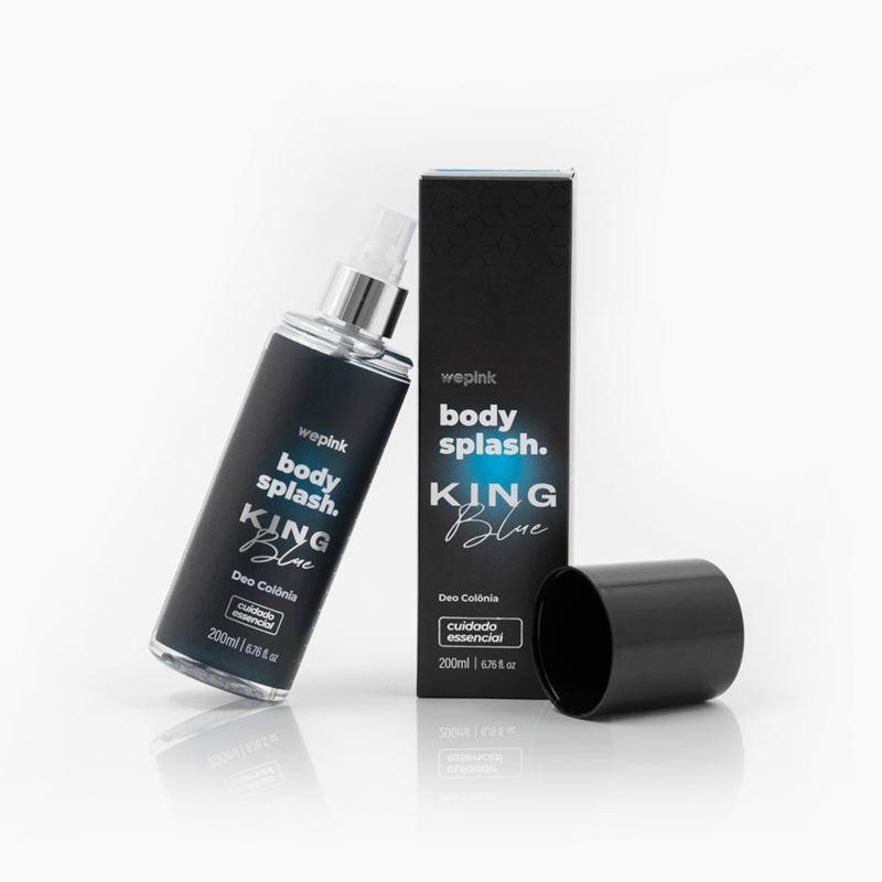 Body Splash King Blue Desodorante Colônia 200ml - Imagem 3